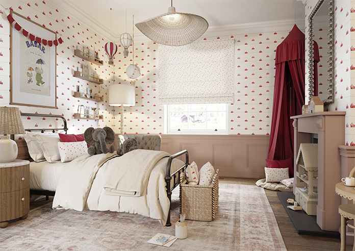 May Day, Balloons Brights - Twist&Fit Roman Blind - Image 6